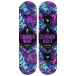 Скейтборд подростковый "Summer night" 62х16 см, колеса PVC 50 мм, пластиковая подвеска 4013657