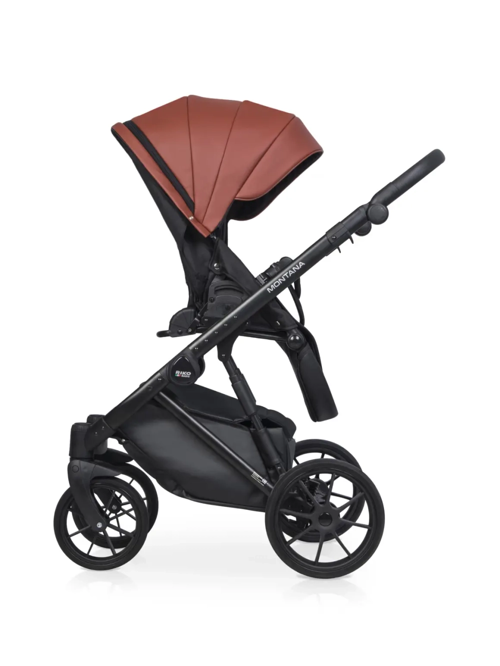 Коляска 2 в 1 Riko Basic Montana Ecco цвет 17 Maroon