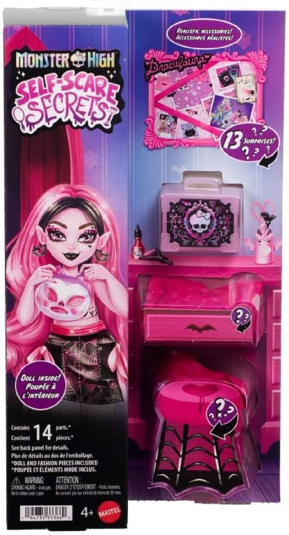 Кукла Monster High Self-Scare Secrets Draculaura Дракулаура