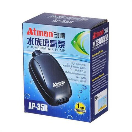 ATMAN AP-35R Компрессор для аквариумов до 300 литров, 2*150 л/ч, регулируемый
