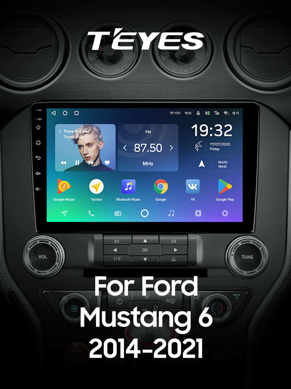 Teyes SPRO Plus 9"для Ford Mustang 6 S550 2014-2021