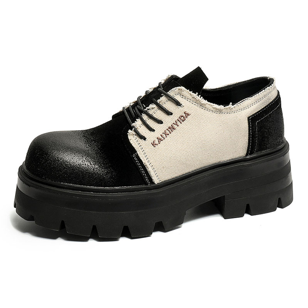 KAQIAODI Cow Suede Work Boots Men"s