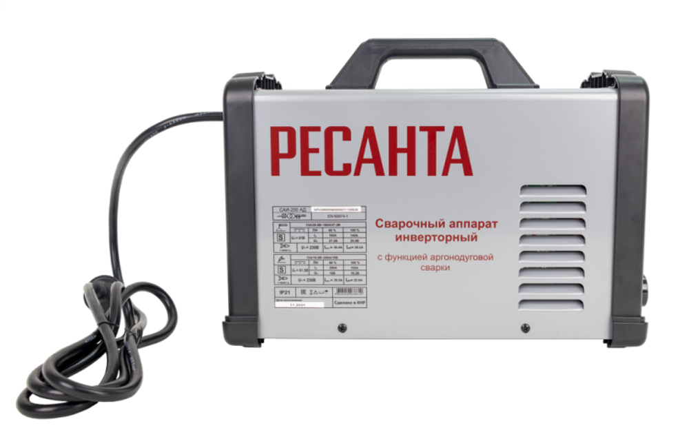 Сварочный аппарат инверторный Ресанта САИ-200АД