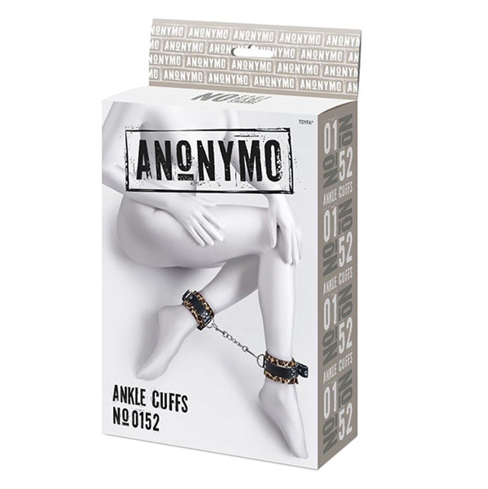Оковы с анималистическим принтом ToyFa Anonymo 310152