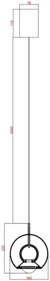 Подвесной светильник Geolight 4031/00/01P Stilfort