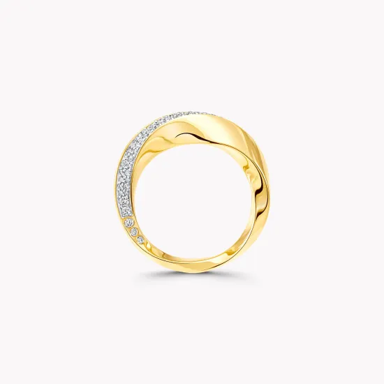Кольцо Graff Spiral Diamond Ring с бриллиантами