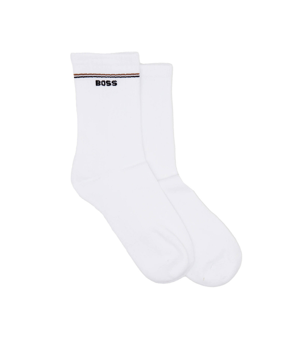 Носки 2 пары QS Iconic CC W BOSS BLACK - белый(50502113)