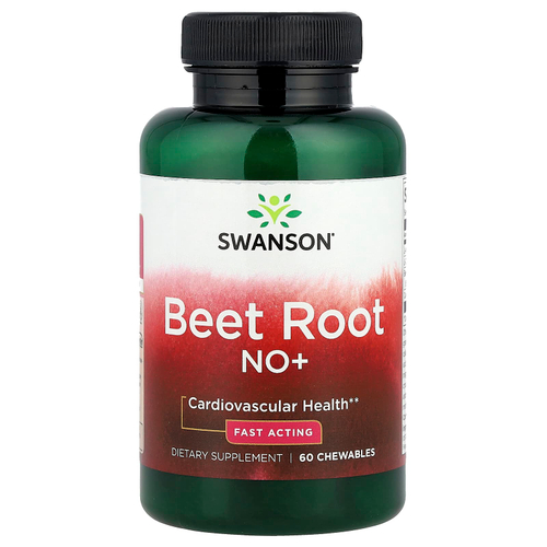 Swanson Vitamins, Beet Root NO+, 60 Chewables