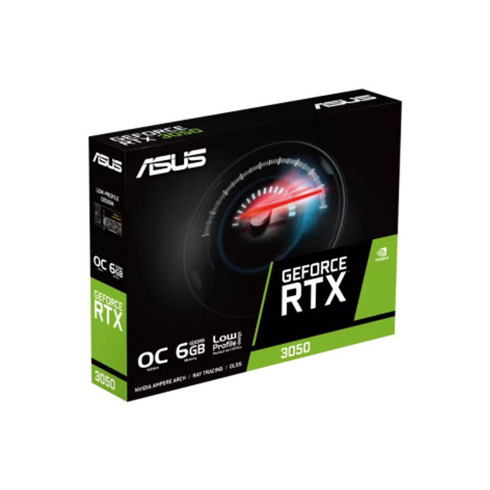 Видеокарта ASUS GeForce RTX 3050 LP BRK OC (RTX3050-O6G-LP-BRK)