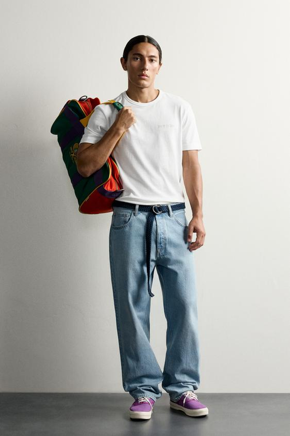 ZARA - FRUIT OF THE LOOM™ НАБОР ИЗ 2 ФУТБОЛКОК С ВЫШИВКОЙ, БЕЛЫЙ