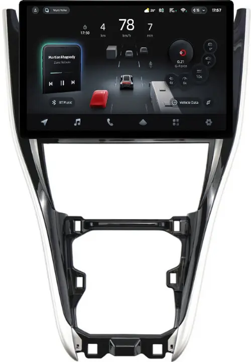 Магнитола для Toyota Harrier 3 XU60 2017-2020 (большая рамка) - Teyes CC4-PRO монитор 13" 2K QLED на Android 13, Быстрейшая, Snapdragon 778G, ИИ, CarPlay, DSP, 4G SIM-слот
