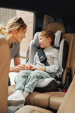 Автокресло 2/3 Britax Roemer KIDFIX PRO i-SIZE Style Mineral Grey, 3,5 до 12 лет, 15-36 кг (100-150 см), isofix, серый