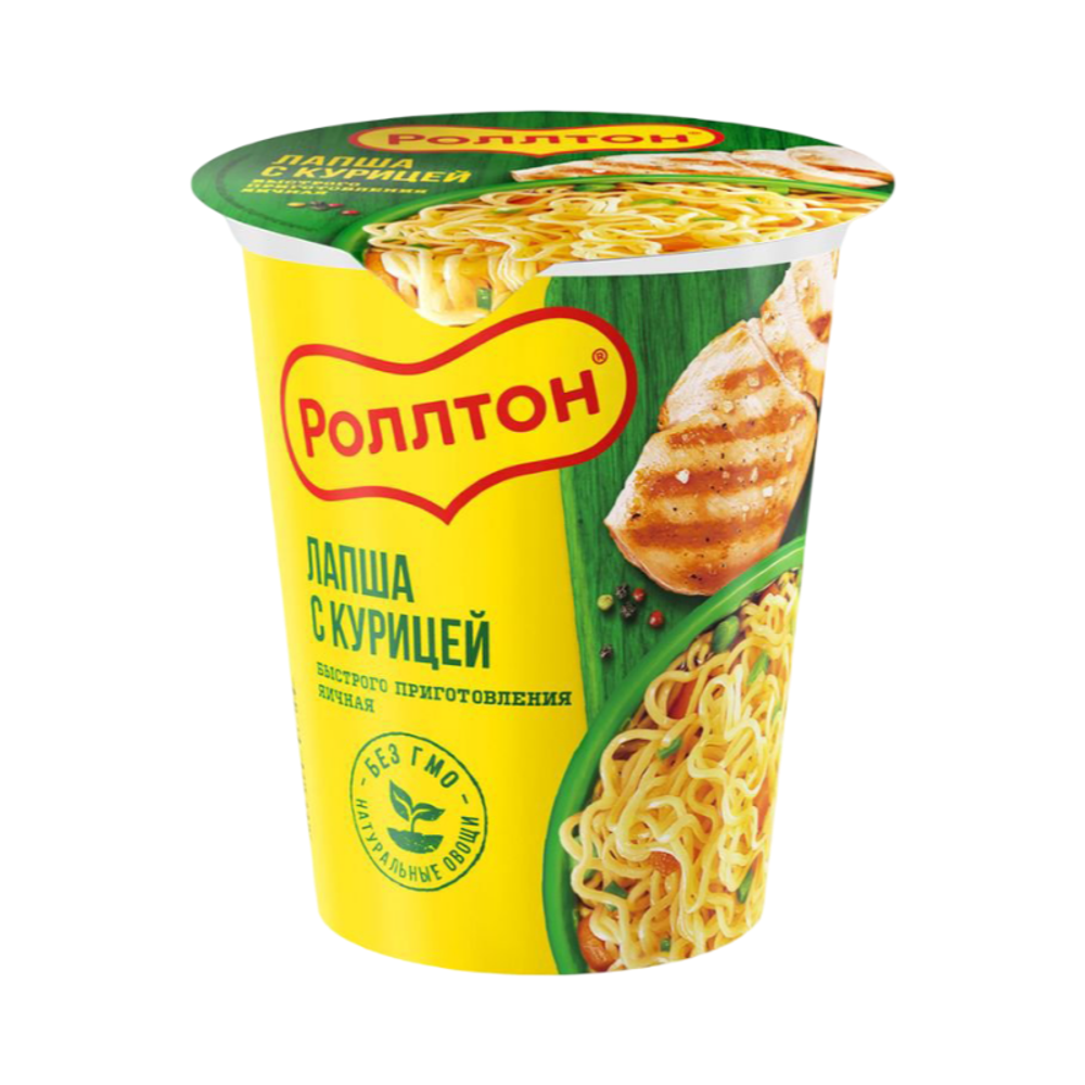 Лапша "Роллтон" с курицей 70г (стакан)