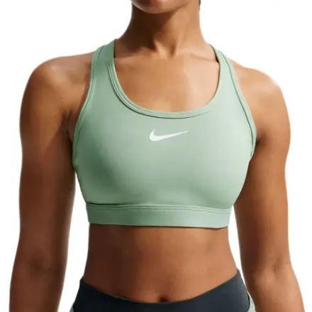 Теннисный бюстгальтер Nike Swoosh Medium Support Sports - steam/white