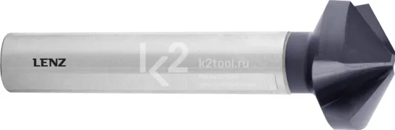 Зенковка 120°, 6,3 мм, HSS-XE с покрытием, трёхгранный хвостовик, LENZ, арт. LZSK-88063 F