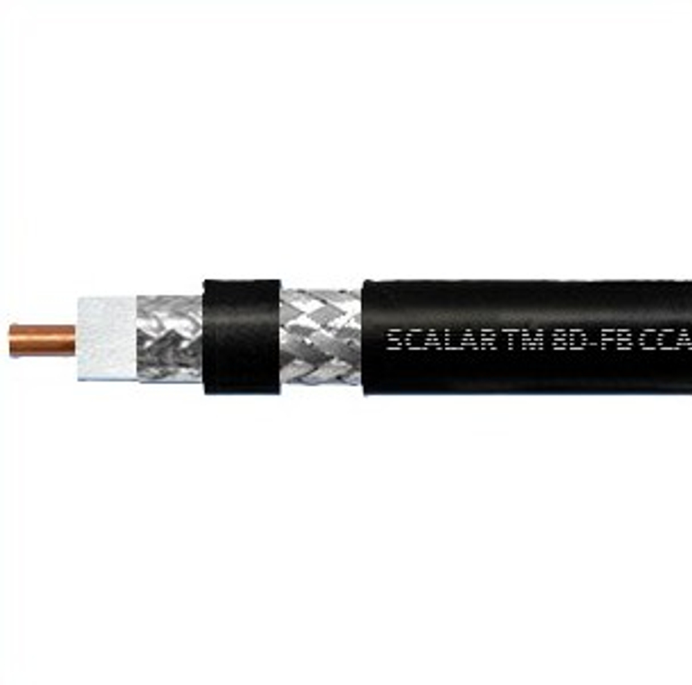 Коаксиальный кабель Scalar 8D-FB CCA LSZH (black)