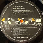 Iggy Pop ‎– Blah-Blah-Blah (Германия 1986г.)