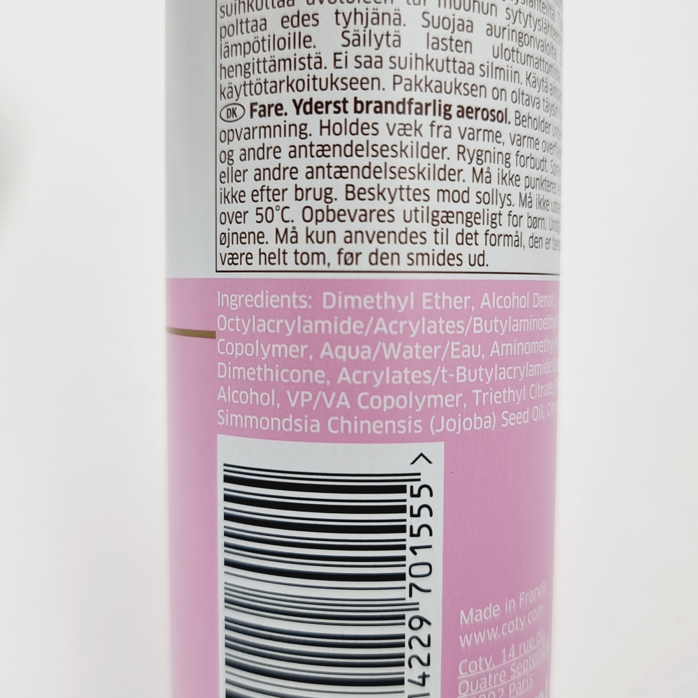 Лак для волос Vella Deluxe Sensitive Strong сильной фиксации 24ч 250 мл (Франция)