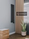 Axxinot Sentir Electric 2120 - электрический вертикальный двухтрубный трубчатый радиатор высотой 1200 мм, палитра RAL