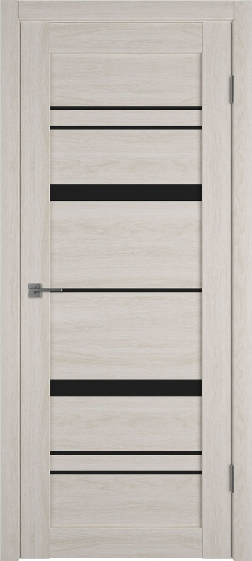 Дверь Atum Pro 25 / Scansom Oak / Black Gloss / Владимирские двери