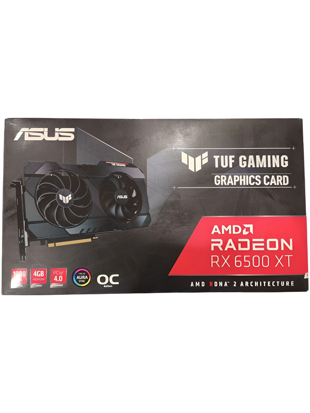 Видеокарта ASUS AMD Radeon RX 6500 XT TUF Gaming OC Edition 4Gb