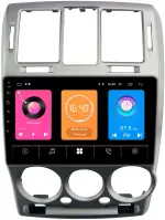 Магнитола для Hyundai Getz 2002-2011 (рамка серебро) - GT9-1322 на Android 10