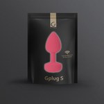 Gvibe Gplug Small - Инновационная маленькая дизайнерская пробка с вибрацией, 8х2.8 см (розовая)