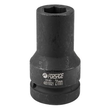 Головка ударная глубокая 21мм (6гр.) 1'' Forsage F-48510021