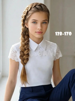 Миранда блузка детская кор. рукав