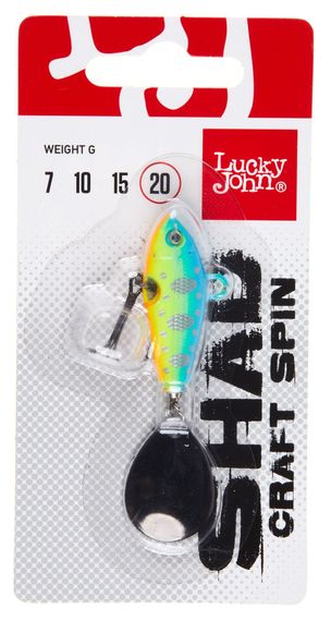 Тейл-спиннер Lucky John SHAD CRAFT SPIN 20.0г  015 в блистере