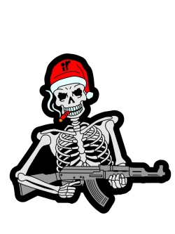 Футболка хлопковая с липучками Dead Moroz Дед Мороз