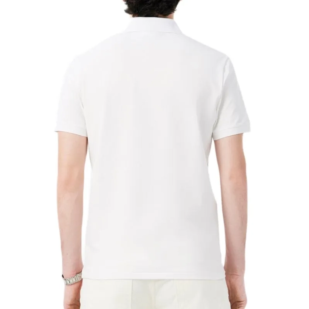 Теннисное поло Lacoste Slim Fit Pique - white