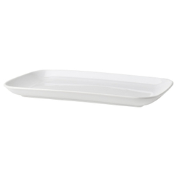 IKEA GODMIDDAG  (ИКЕА ГОДМИДДАГ)  -  Тарелка - белая 18x30 см
