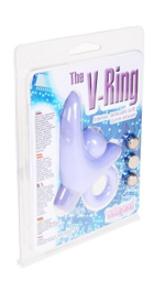 Вибростимулятор The V-Ring (11 см, сиреневый) (Цвет: сиреневый)