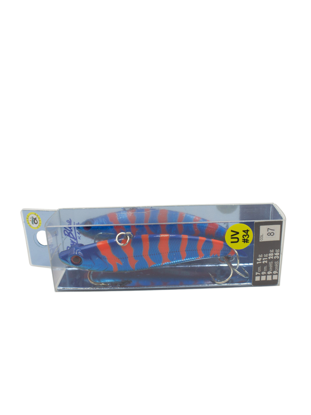 Раттлин Grows Culture Bay Blue 70/ 70мм, 14гр, цвет UV#34 на щуку, окуня, судака
