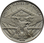50 центов США Arkansas 1939 D