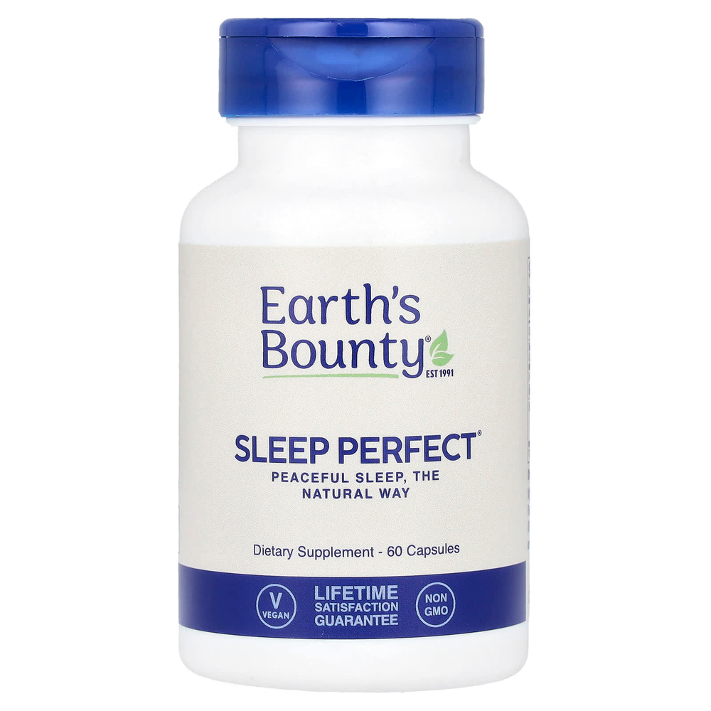 Earth's Bounty, Sleep Perfect, 60 капсул