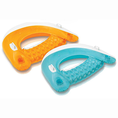 INTEX Матрас сиди - плыви, 152х99см, 2 цвета, 58859