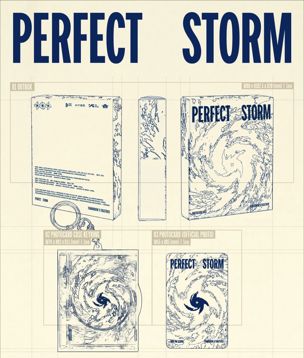 Альбом TXT - PERFECT STORM [Photocard Case ver.]