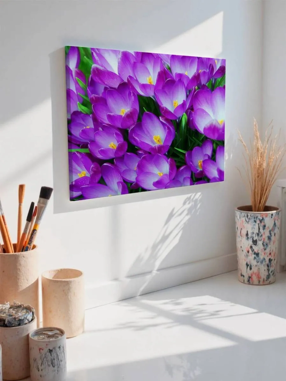 Картина на стену 40 X 50 Крокусы