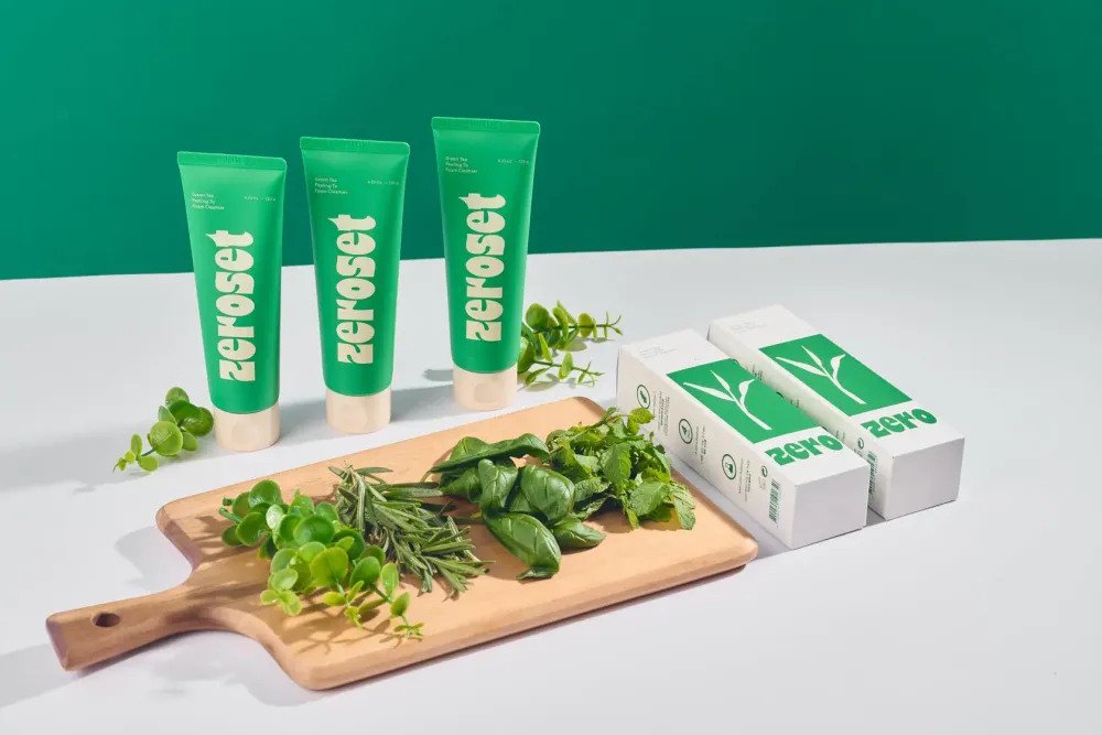 ZEROSET [Повредилась упаковка] Green Tea Peeling To Foam Cleanser (120 г)