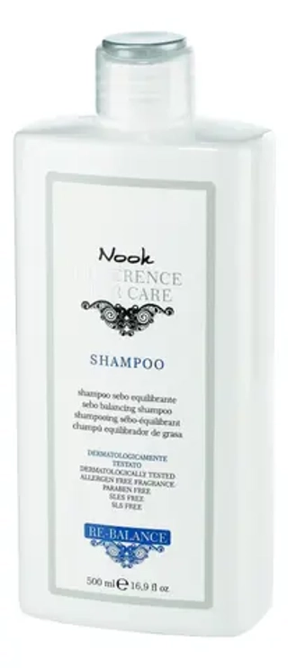 Nook Возрождение Шампунь для кожи головы, склонной к жирности Ph 5,0 - Re-Balance Shampoo , 500 мл
