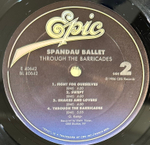 Spandau Ballet - Through The Barricades (США 1986г.)