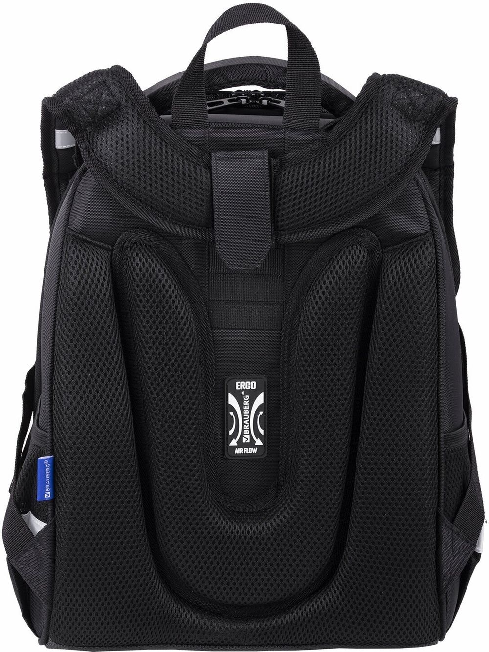 Ранец BRAUBERG SHINY, 2 отделения, "Tiger", СВЕТЯЩИЙСЯ РИСУНОК, 36х28х14 см, 270698