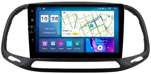 Магнитола для FIAT Doblo 2015+ - Parafar PF605FHDAV на Android 13, CarPlay, 4G SIM-слот