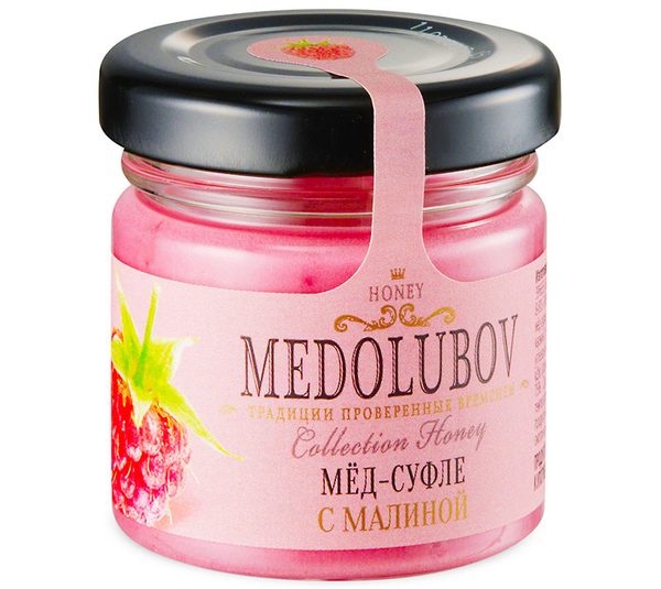 Медовое суфле с малиной Медолюбов 40 мл