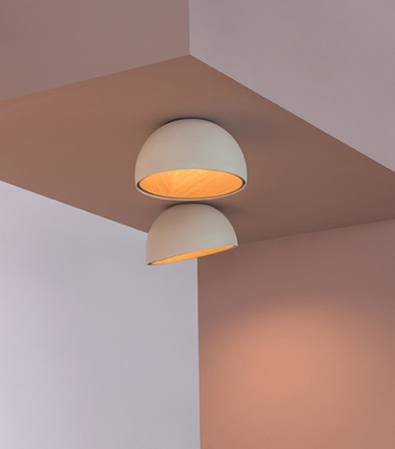 Ceiling design lamp  Duo by Vibia (White)