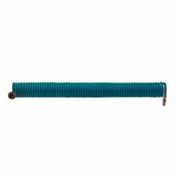 Полиуретановый спиральный шланг профессиональный BASF, 10 м, с быстросъемными соединениями Stels