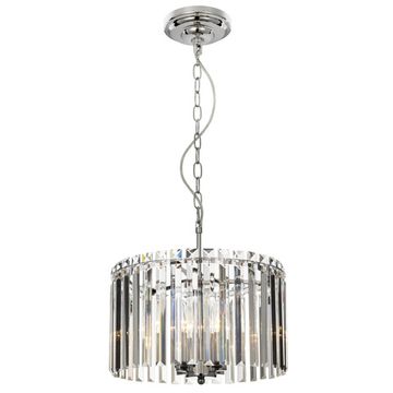 Хрустальная подвесная люстра 4*E14 CL306141 хром Джейн Citilux