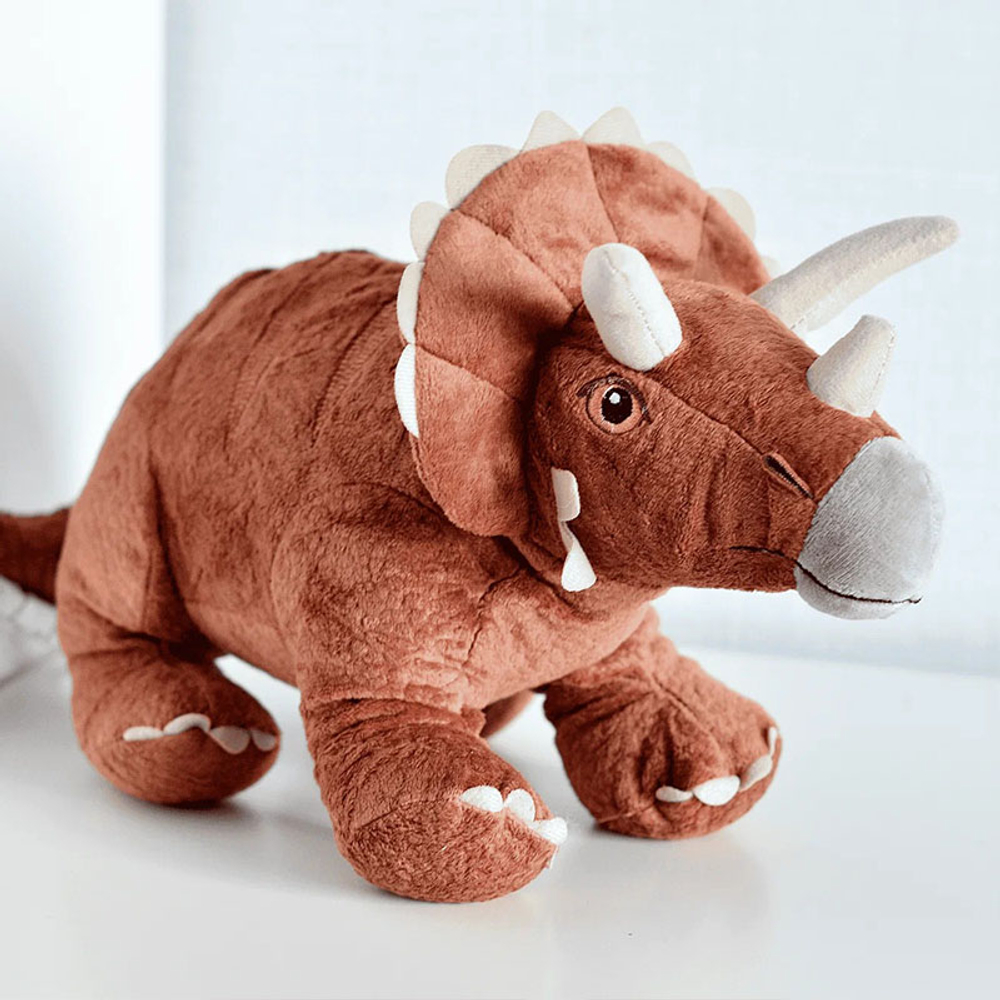 Мягкая игрушка динозавр/трицератопс, FUR TOYS 69 см